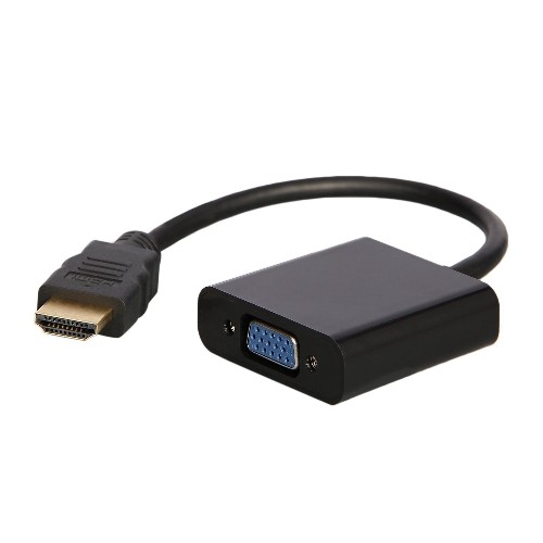 KUNOVA HDMI Male to VGA RGB Female Video Converter Adapter Adaptor Cable Cord for PC Laptop HDTV PS3 1080P