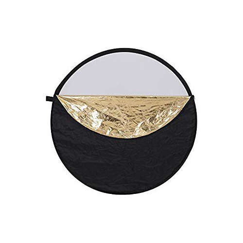 Vivider 24 inch / 60cm 5-in-1 Collapsible Multi-Disc Light Photography Reflector with Bag - Translucent, Silver, Gold, Wh