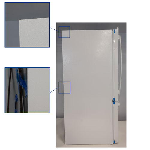 GE 30" 20.9 Cu. Ft. Bottom Mount Freezer Refrigerator with LED Lighting (GBE21AGKWW) -White-Open Box - Perfect Condition