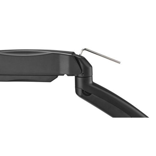 Bras de moniteur simple à ressort mécanique Duramex, support de bureau entièrement réglable / support articulé pour écran ACL jusqu'à 32 po