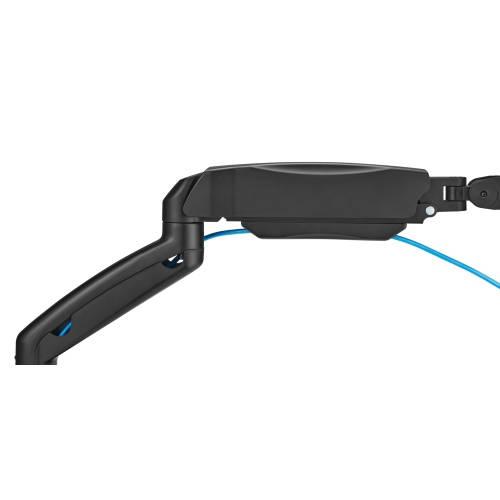 Bras de moniteur simple à ressort mécanique Duramex, support de bureau entièrement réglable / support articulé pour écran ACL jusqu'à 32 po