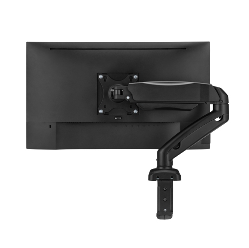Bras de moniteur simple à ressort mécanique Duramex, support de bureau entièrement réglable / support articulé pour écran ACL jusqu'à 32 po