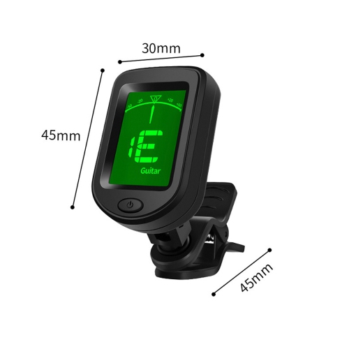 Kunova Guitar Tuner and Guitar Capo Set, Clip-On Tuner Digital Electronic Tuner Acoustic with LCD Display for Guitar, Bass, Violin, Ukulele, Banjo