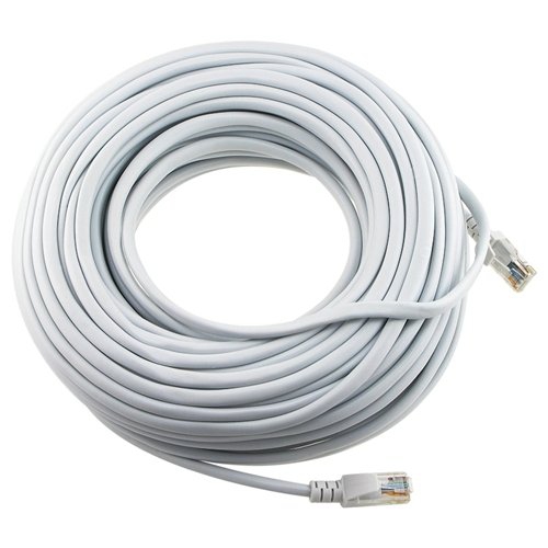 2 X White 100 FT Foot 30M Cat5 Patch Ethernet LAN Network Router Wire Cable Cord