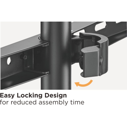 DURAMEX Modern Linear LCD LED Plasma TV Flat Panel Table Top Stand 45"-65"