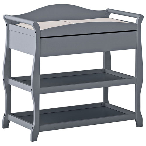 Storkcraft Aspen Changing Table With Drawer Grey Best Buy Canada