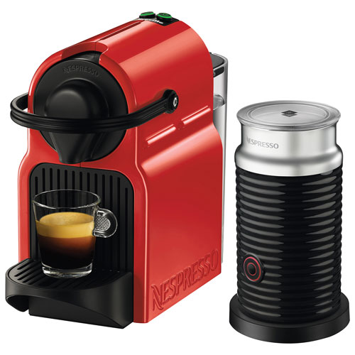 Nespresso Inissia Pod Espresso Machine with Aeroccino Plus ...