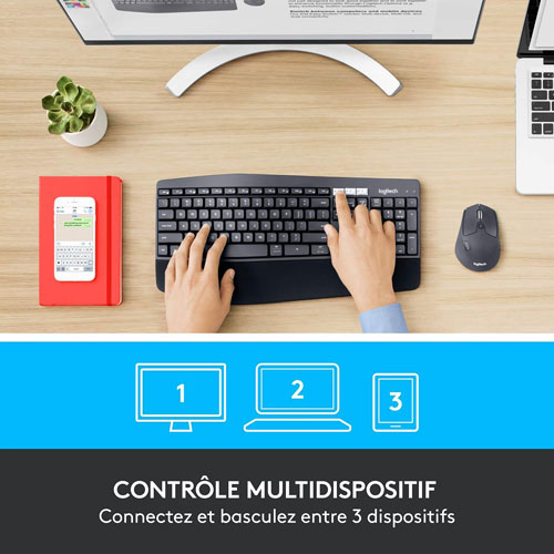 Logitech MK850 Bluetooth Optical Ergonomic Keyboard & Mouse Combo