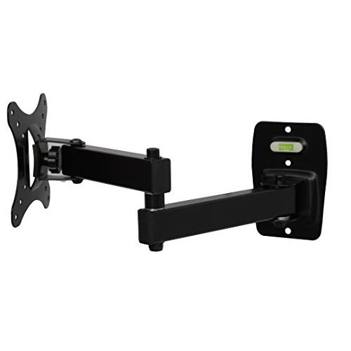 Duramex Articulating Arm Mount Bracket for LCD LED Flat Screen Monitor Displays/TVs 12"-24" up to 40lbs Tilt and Swivel,