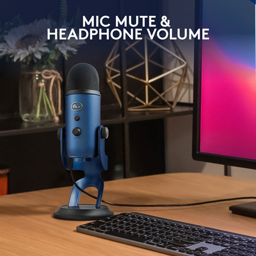 Microphone USB Yeti de Blue Microphones - Bleu minuit