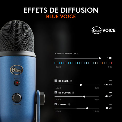 Blue Microphones Yeti USB Microphone - Midnight Blue