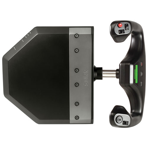 Logitech G Saitek Pro Flight Yoke Controller with Throttle Quadrant - Black