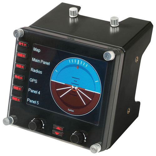 Tableau de bord Pro Flight de Saitek de Logitech G - Noir