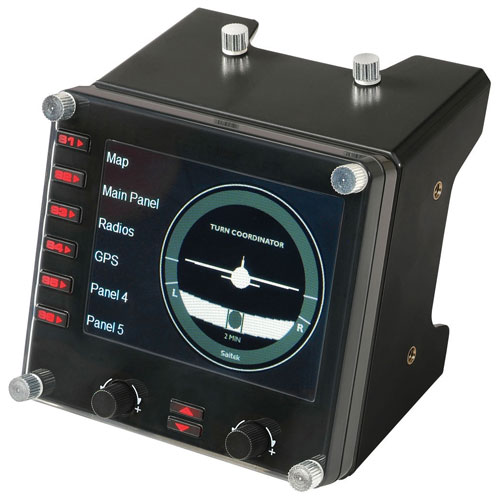 Tableau de bord Pro Flight de Saitek de Logitech G - Noir