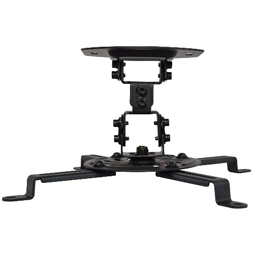 Duramex Projector Mount - Universal Ceiling Bracket LCD DLP Tilt 360° Swivel Black