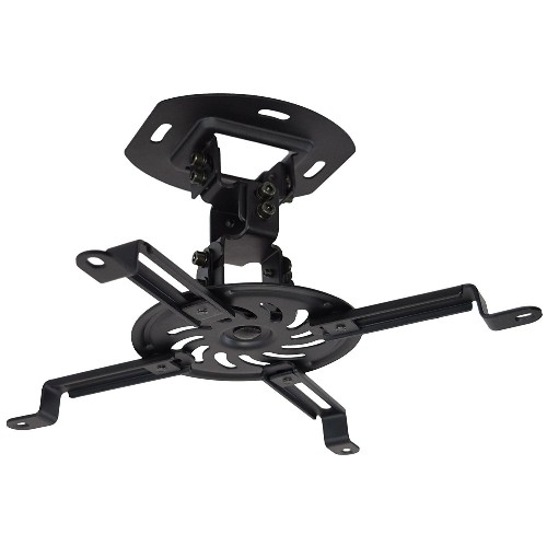 Duramex Projector Mount - Universal Ceiling Bracket LCD DLP Tilt 360° Swivel Black