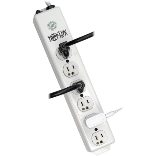 Tripp Lite Power Strip Hospital Medical 120V 5-15R-HG 6 Outlet 6' Cord Metal