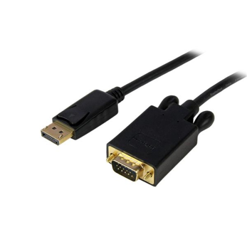 StarTech 15ft DisplayPort to VGA Adapter Cable DP to VGA - Black