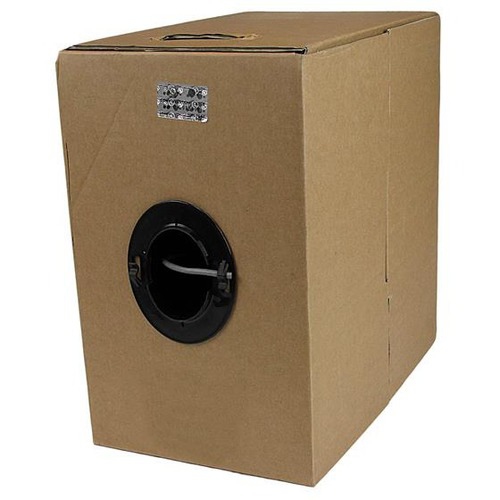 StarTech 1000 ft Roll of Gray Plenum CMP Cat5e Solid UTP Bulk Cable