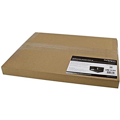 StarTech.com Wall-Mount Server Rack with Built-in Shelf - Solid Steel - 4U