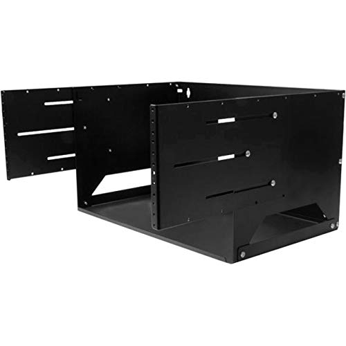StarTech.com Wall-Mount Server Rack with Built-in Shelf - Solid Steel - 4U