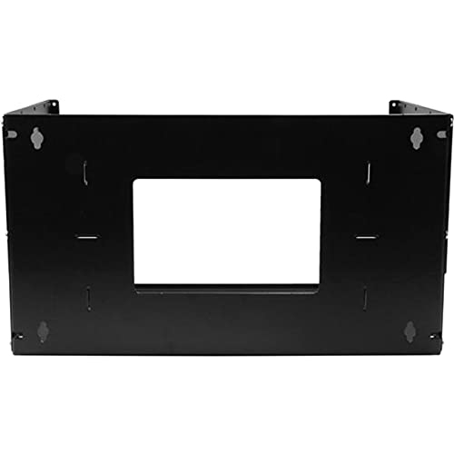 StarTech.com Wall-Mount Server Rack with Built-in Shelf - Solid Steel - 4U