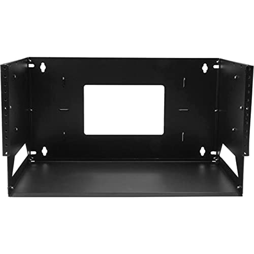 StarTech.com Wall-Mount Server Rack with Built-in Shelf - Solid Steel - 4U