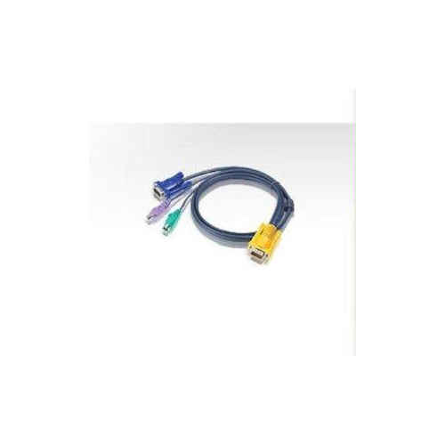 ATEN  Cable 2L5201U 4Feet USB Kvm Cable Sphd15 to VGA And USB A Retail