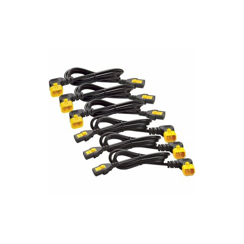APC Power Cord Kit Locking C13 to C14 (90 Degree) 0.6m (AP8702R-NA)