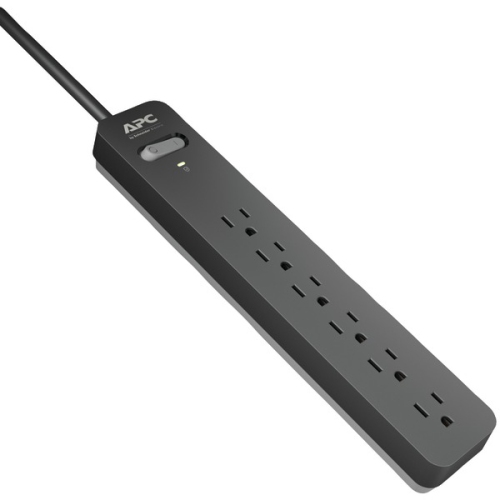 APC  Power Strip Essential Surgearrest 6 Outlets 3 Foot Cord 120V (Pe63)