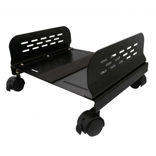 SYBA Metal CPU Stand with Adjustable Width and Caster Wheels