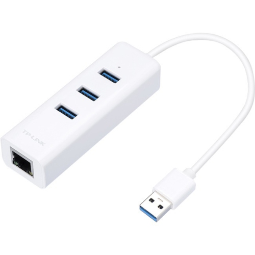 TP-LINK USB 3.0 3-Port Hub & Gigabit Ethernet Adapter 2 in 1 USB Adapter