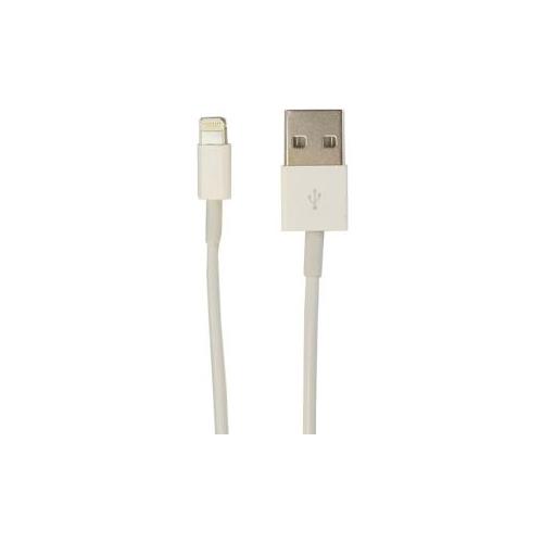 VISIONTEK 900779 WHITE LIGHTNING TO USB WHITE .25 METER CABLE