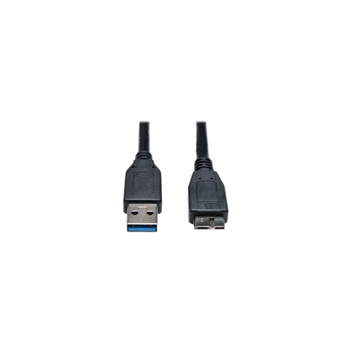 Tripp Lite USB 3.0 SuperSpeed Device Cable Black, 3-ft. U326-003-BK