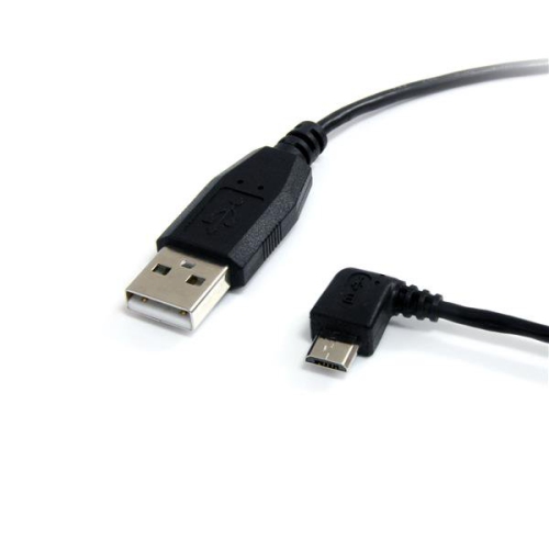 StarTech 6 ft Micro USB Cable - A to Left Angle Micro B