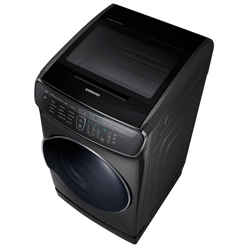 Sécheuse électrique à vapeur à compartiment Flex Dry 7,5 pi³ Samsung - Acier inox noir