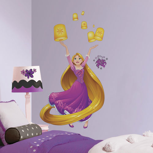 RoomMates Sparkling Disney Rapunzel Giant Wall Decals - Yellow
