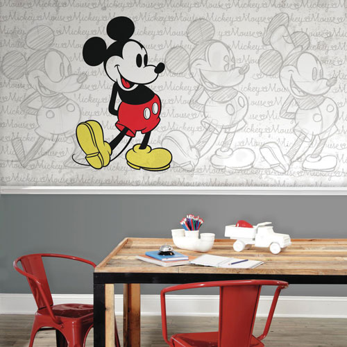 RoomMates Disney Classic Mickey Mouse 6' x ' Wallpaper Mural | Best Buy  Canada