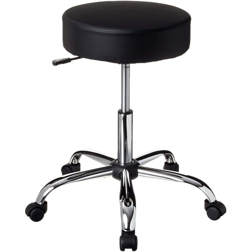 Nicer Furniture Caressoft Medical/Drafting Stool, Black