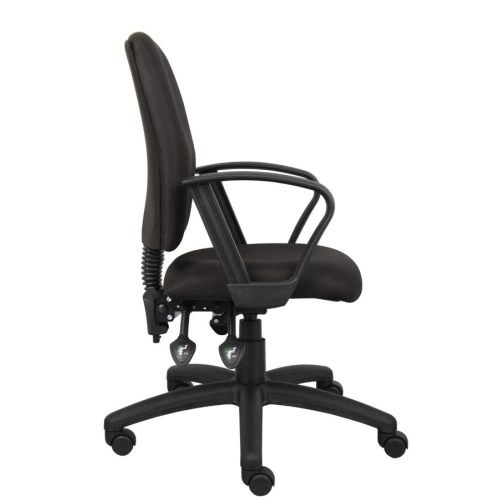 Nicer Furniture Multi-Function Task Computer Desk Chair, Fabric, Loop Arms