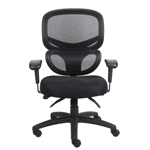 Multi-Function Ergonomic Mesh Chair Comfort Highly Adjustable Office Chair Fabric Seat Cushion