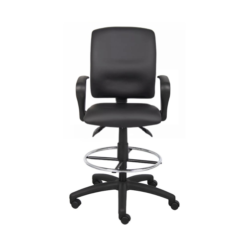 Multi-function leatherette Drafting chair with loop arms