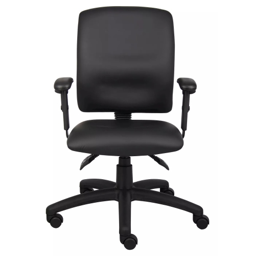 Nicer Furniture Multi-Function Task Computer Desk Chair, Polyurethane, Adjustable Arms