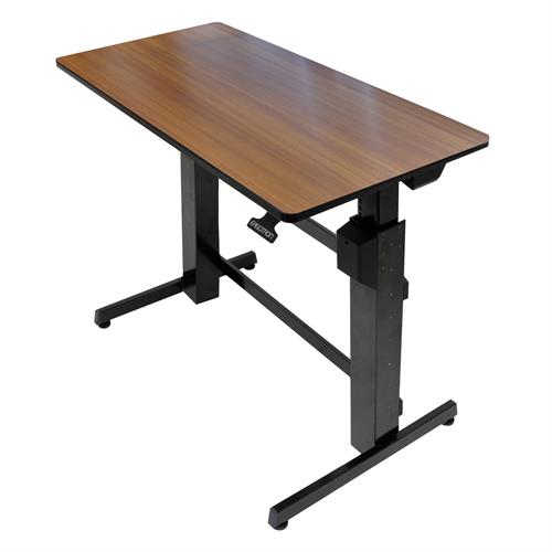 ERGOTRON  Workfit-D Sit-Stand Computer Desk - Walnut (24-271-927)