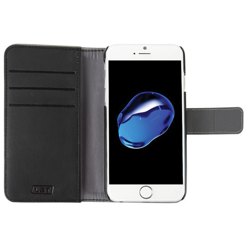 LBT Switch iPhone SE/8/7 3-in-1 Wallet Case - Black