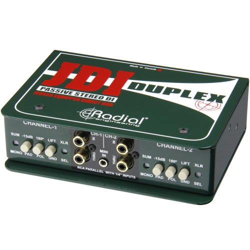 Radial JDI Duplex Stereo Direct Box