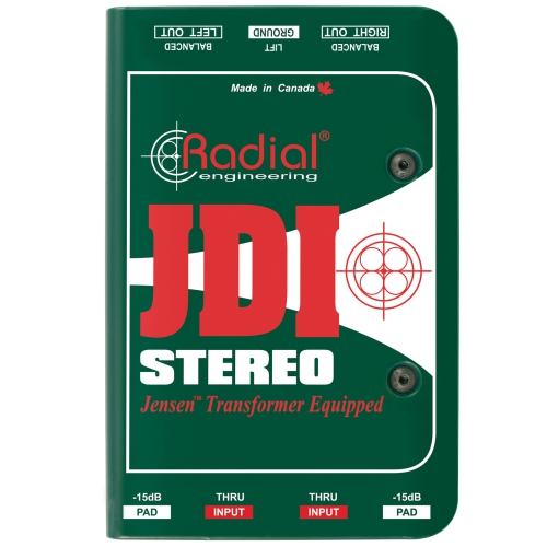 Radial JDI Stereo Passive Direct Box