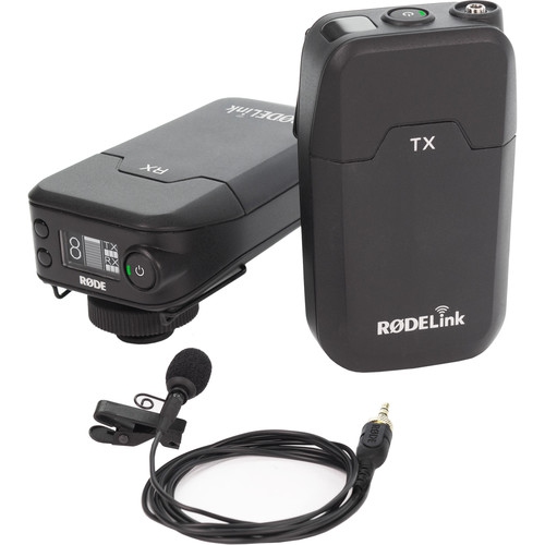 Rode RODELink Filmmaker Kit Digital Camera-Mount Wireless Omni Lavalier Microphone System - Brand New