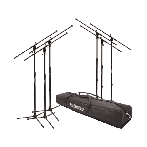 ON-STAGE STANDS  Msp7706 6 Euroboom Mic Stands W/bag