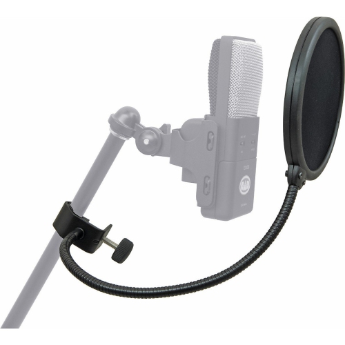 K&M 30700 Double Nylon Screen Pop Filter With Standard Gooseneck